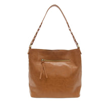 TAN TESSA CONVERTIBLE HOBO WITH LINK SHOULDER STRAP