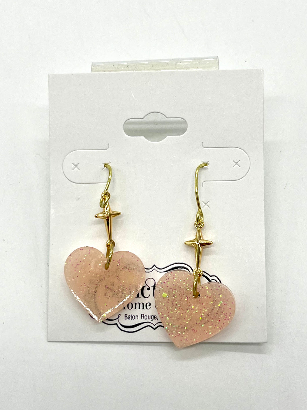 CROSS MY HEART EARRING