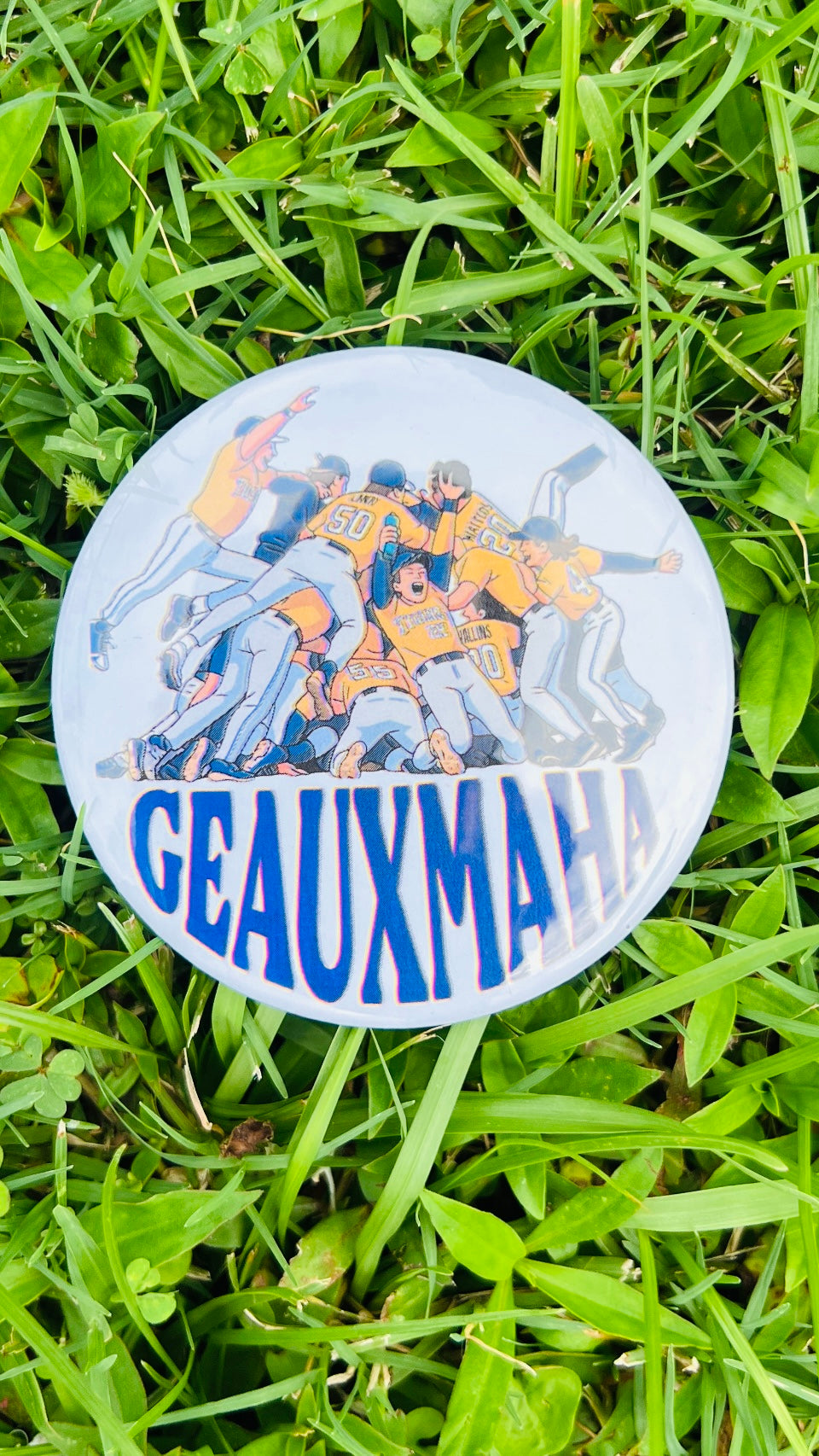 GEAUXMAHA BUTTON
