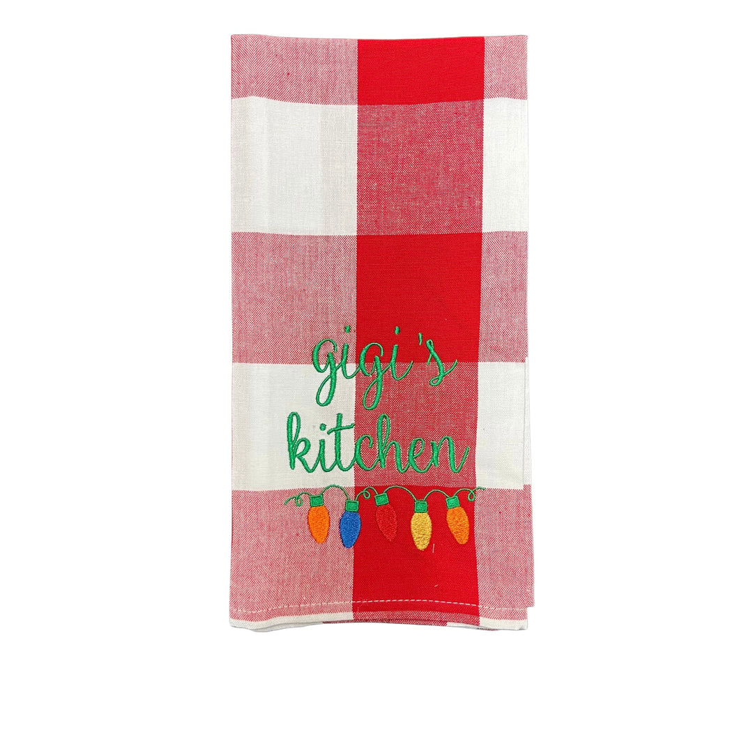 GIGIS KITCHEN WITH LIGHTS TOWEL