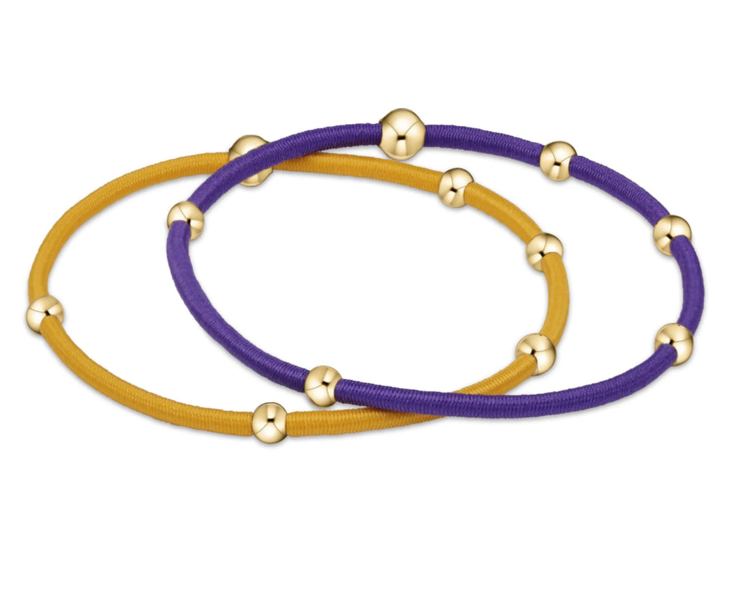 GAMEDAY ESSENTIALS SET DEEP PURPLE-GOLDEN YELLOW