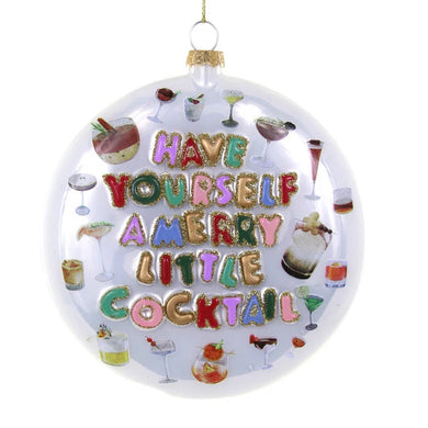 MERRY LITTLE COCKTAIL ORNAMENT