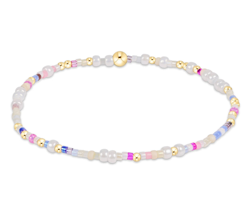 EGIRL HOPE UNWRITTEN BRACELET WITH SPRINKLES ON TOP