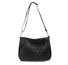BLACK KALI WOVEN SLOUCHY HOBO