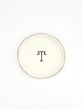 GOLD INITIAL DISH