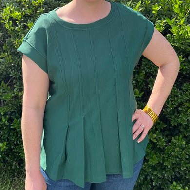 FOREST PLEATED TOP