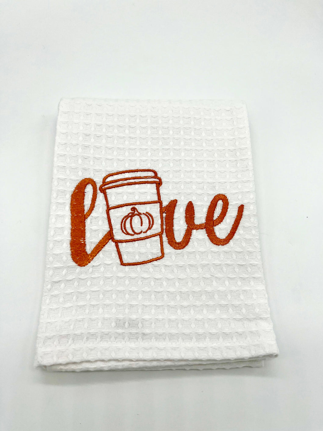 PUMPKIN LATTE TOWEL