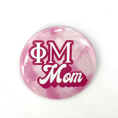 PHI MU WATERCOLOR MOM BUTTON