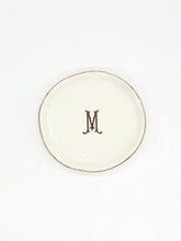 GOLD INITIAL DISH