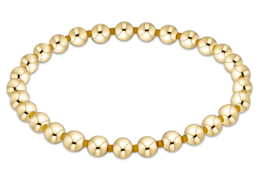 GAMEDAY HOPE GRATEFUL 5MM BEAD BRACELET GOLDEN YELLOW