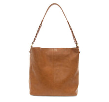 TAN TESSA CONVERTIBLE HOBO WITH LINK SHOULDER STRAP