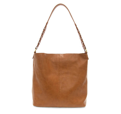 TAN TESSA CONVERTIBLE HOBO WITH LINK SHOULDER STRAP