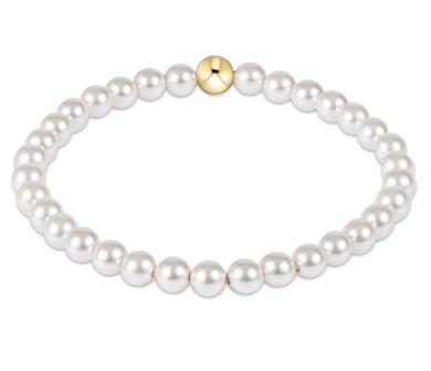 EXTENDS CLASSIC PEARL 6MM BEAD BRACELET