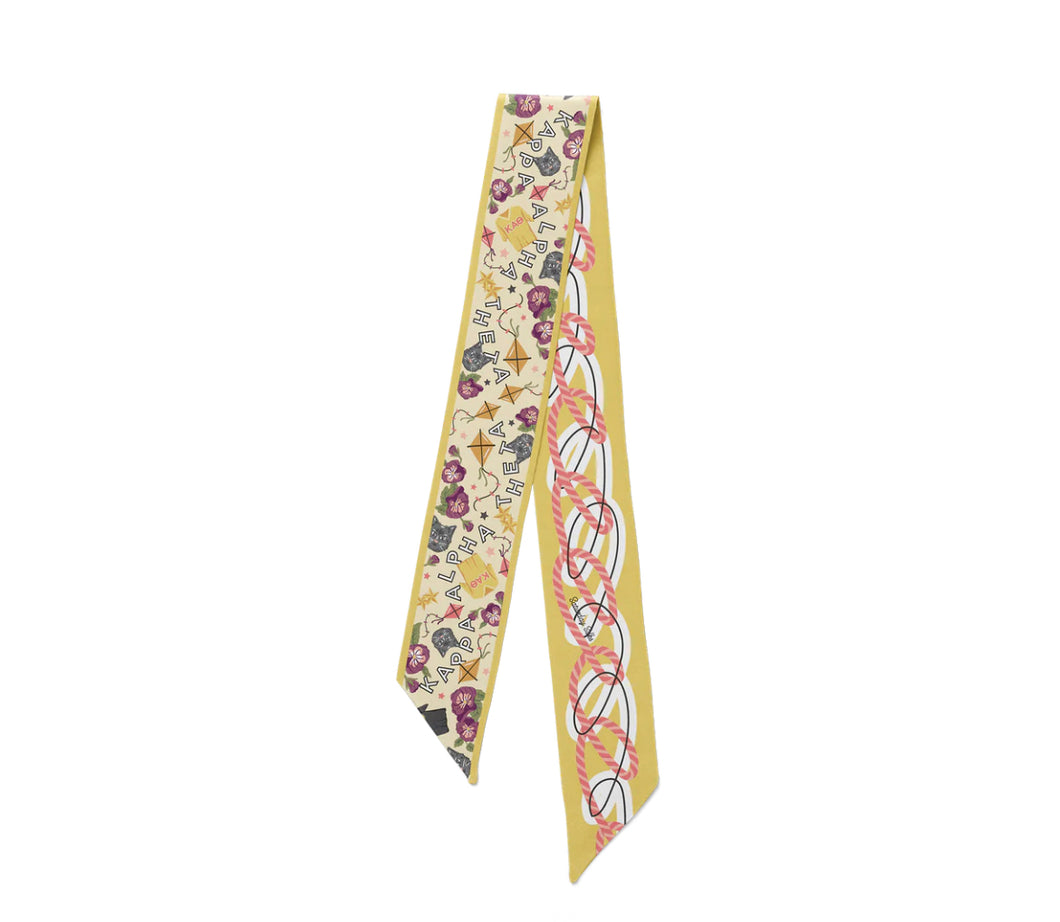 KAPPA ALPHA THETA SKINNY SCARF