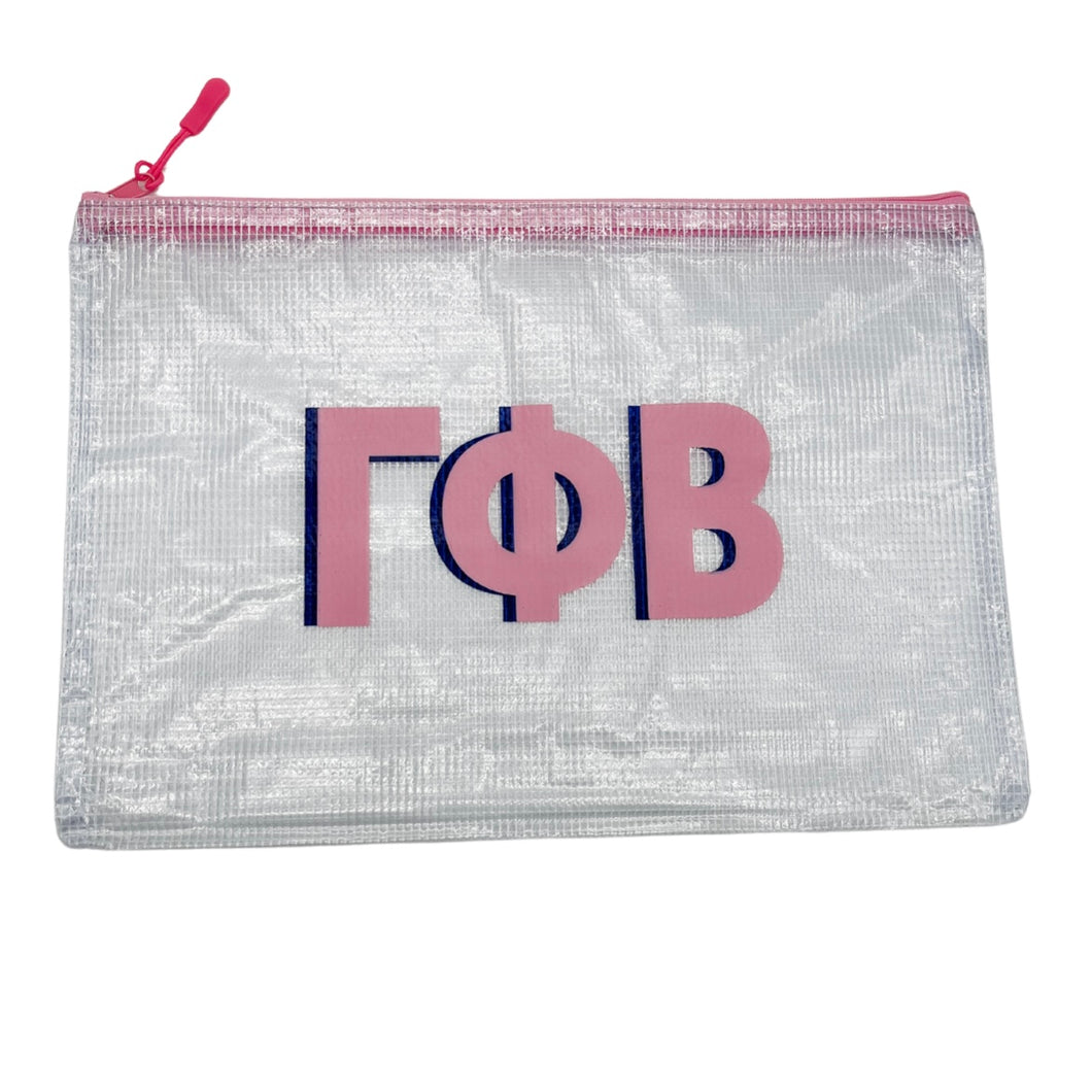 GAMMA PHI BETA ZIPPER POUCH