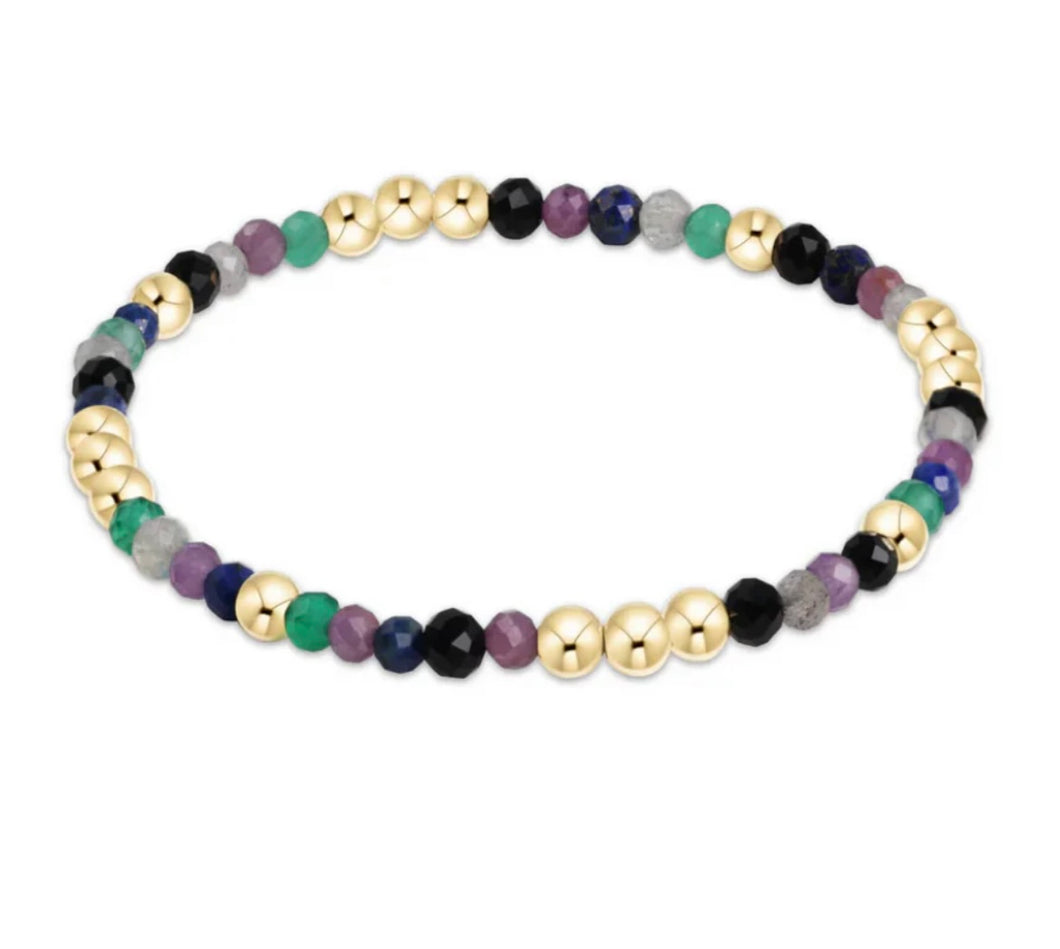 WORTHY PATTERN 3MM BEAD BRACELET HOT MESS FALL WINTER