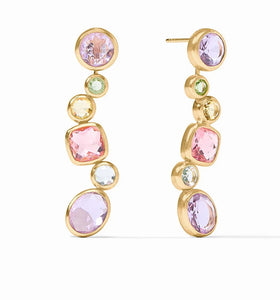 KALEIDOSCOPE EARRING JACKET MULTI STONE