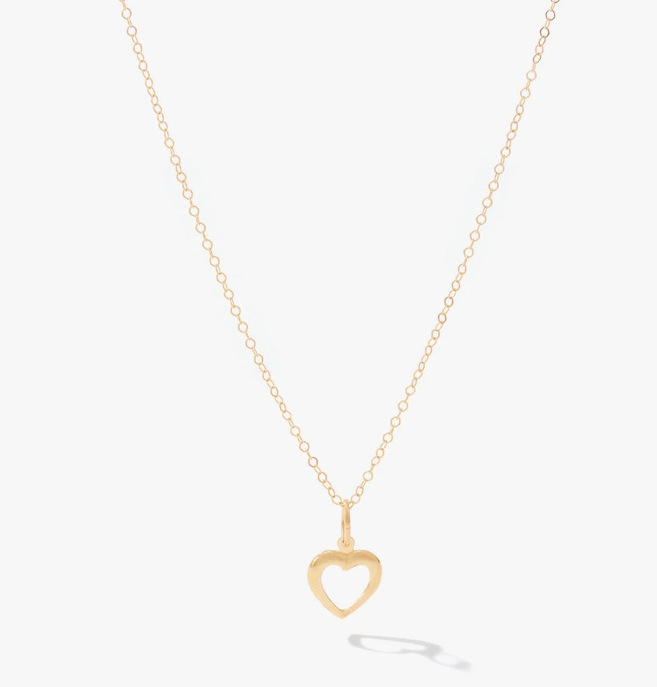 FROM THE HEART PENDANT GOLD