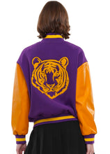 PURPLE AND GOLD TIGER JACKET