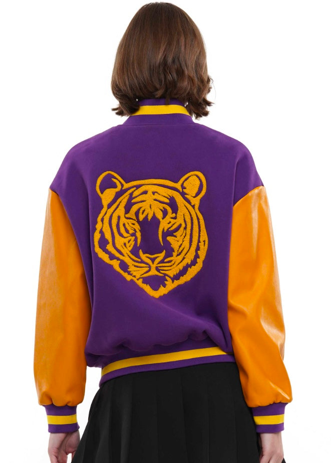 PURPLE AND GOLD TIGER JACKET
