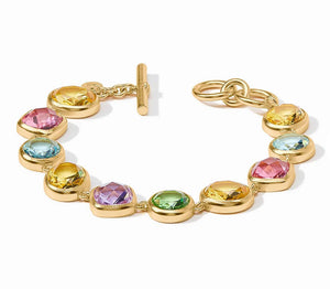KALEIDOSCOPE TENNIS BRACELET MULTI STONE