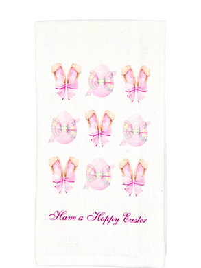 PINK EGGS EARS TOWEL