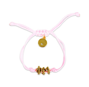 PHI MU CORD BRACELET
