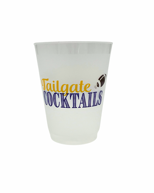 TAILGATE COCKTAILS SHATTERPROOF CUPS