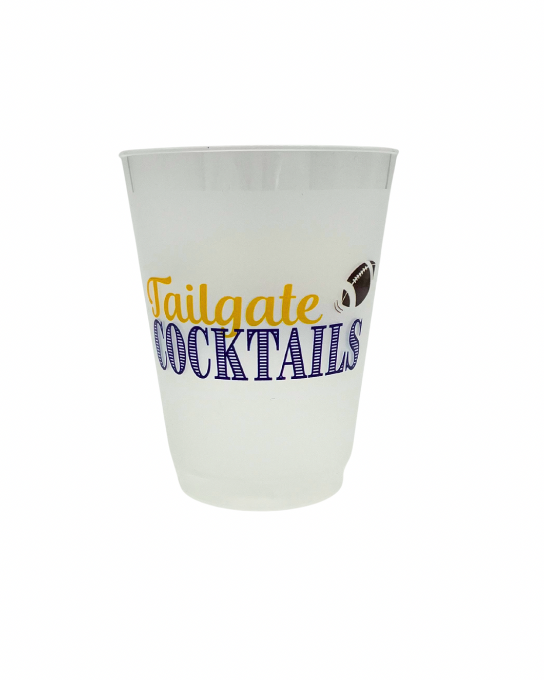 TAILGATE COCKTAILS SHATTERPROOF CUPS