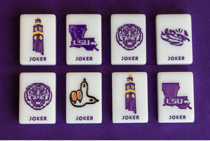 LSU MAHJONG TILE SET