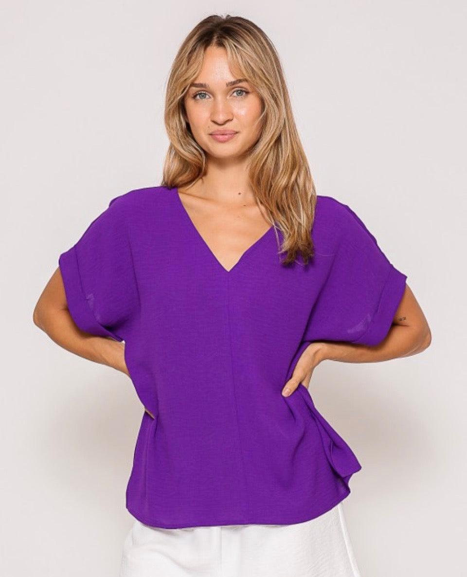 FLOW TOP PURPLE