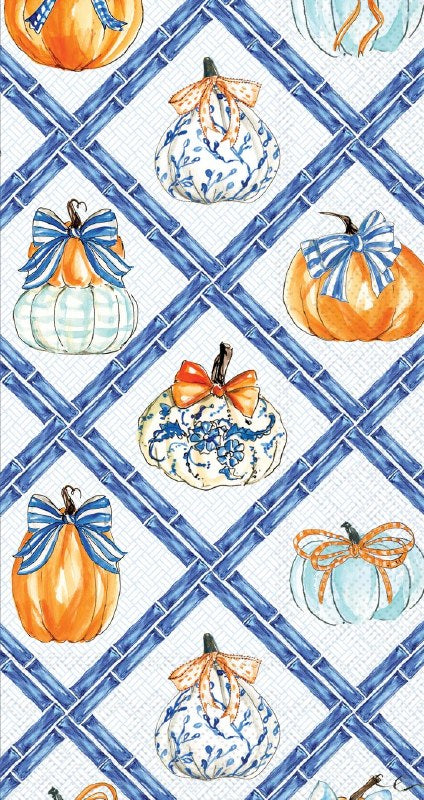CHINOISERIE PUMPKIN GUEST TOWEL