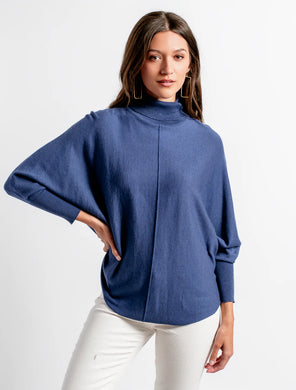 RYU LIN TURLENECK ANTIQUE NAVY