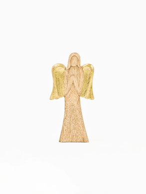 LARGE WOOD ANGEL