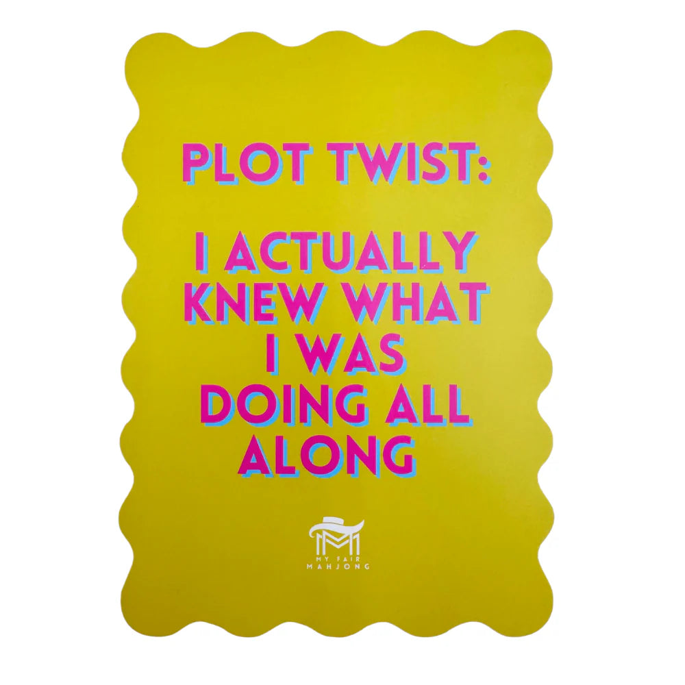 PLOT TWIST SHUFFLER YELLOW