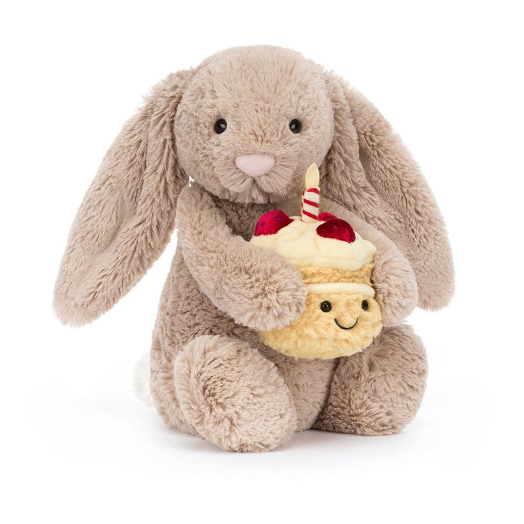 BIRTHDAY BASHFUL BEIGE BUNNY
