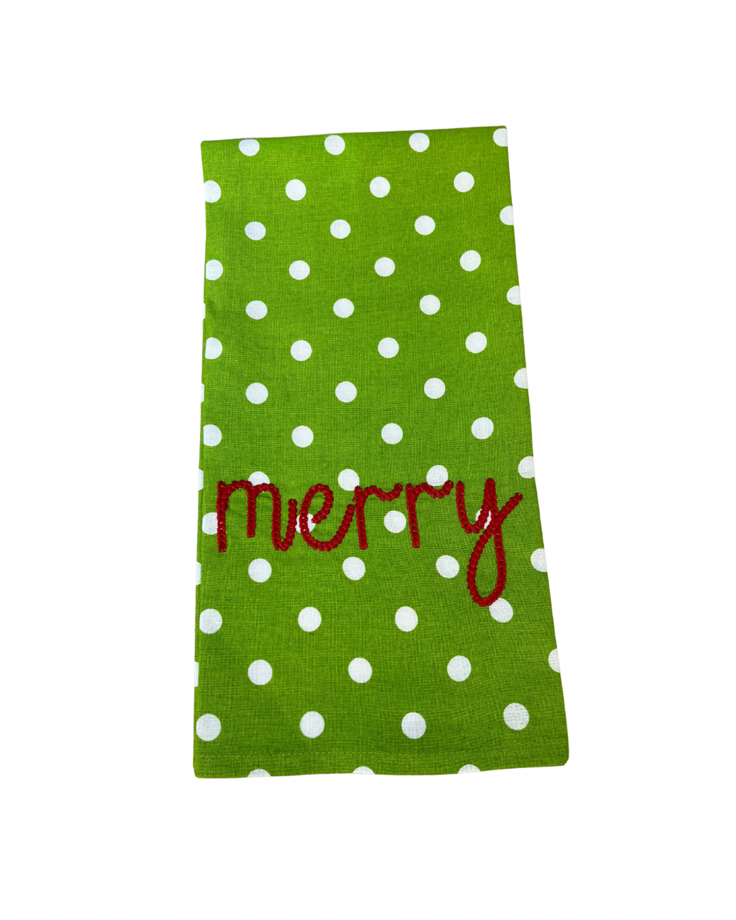 MERRY LIME DOT TOWEL