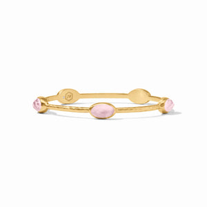 IVY STONE BANGLE GOLD IRIDESCENT ROSE SMALL