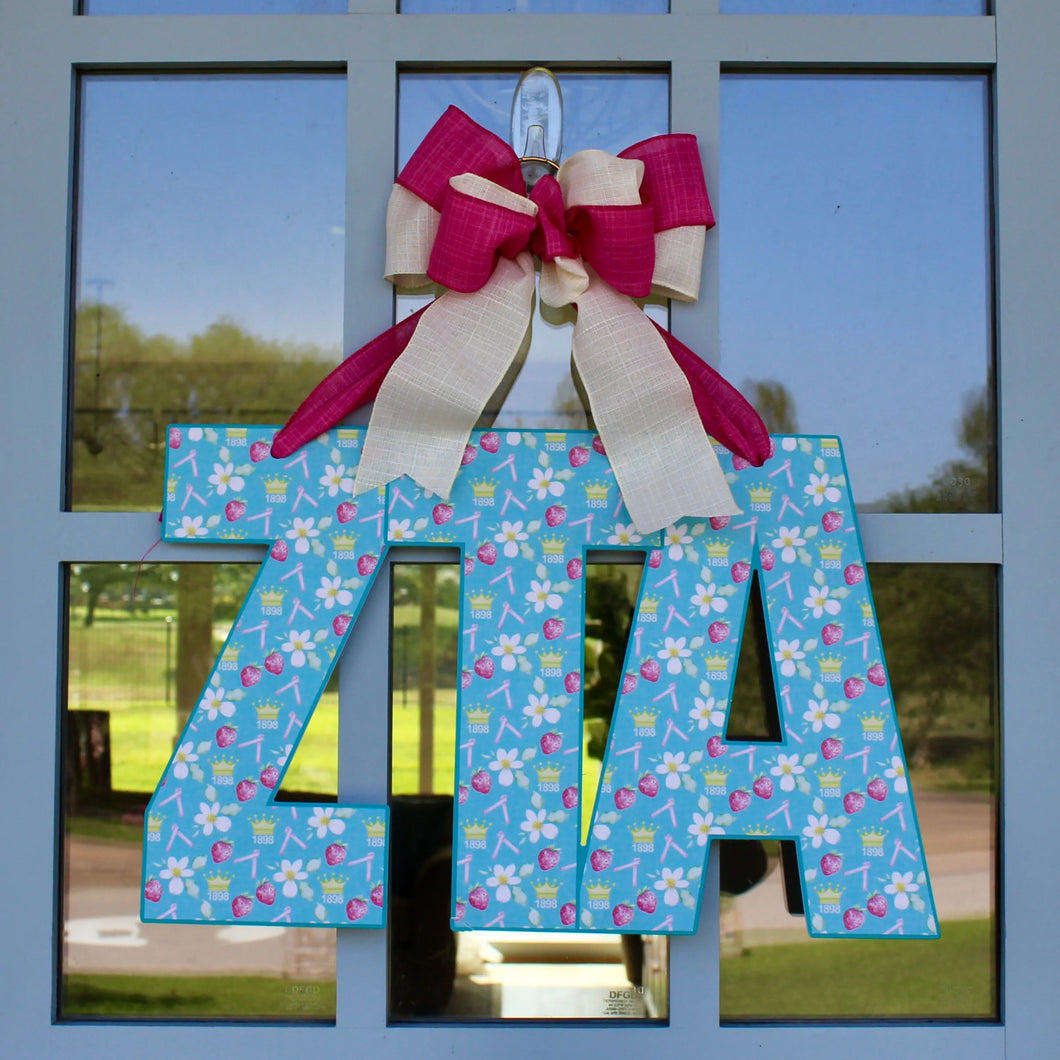 ZETA TAU ALPHA DOOR HANGER