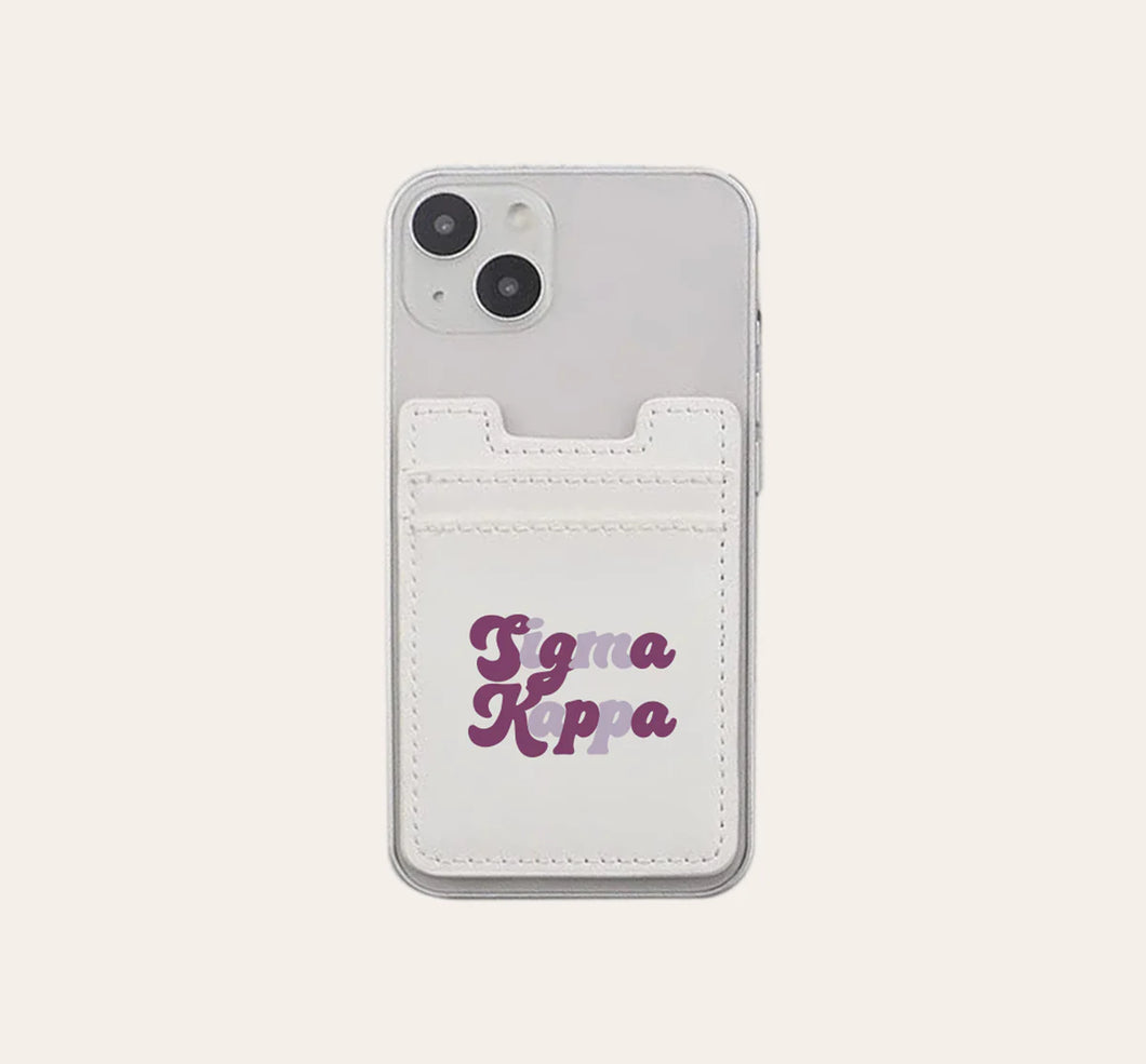 SIGMA KAPPA COLORFUL PHONE WALLET