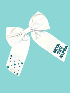 ZETA TAU ALPHA HAIR BOW