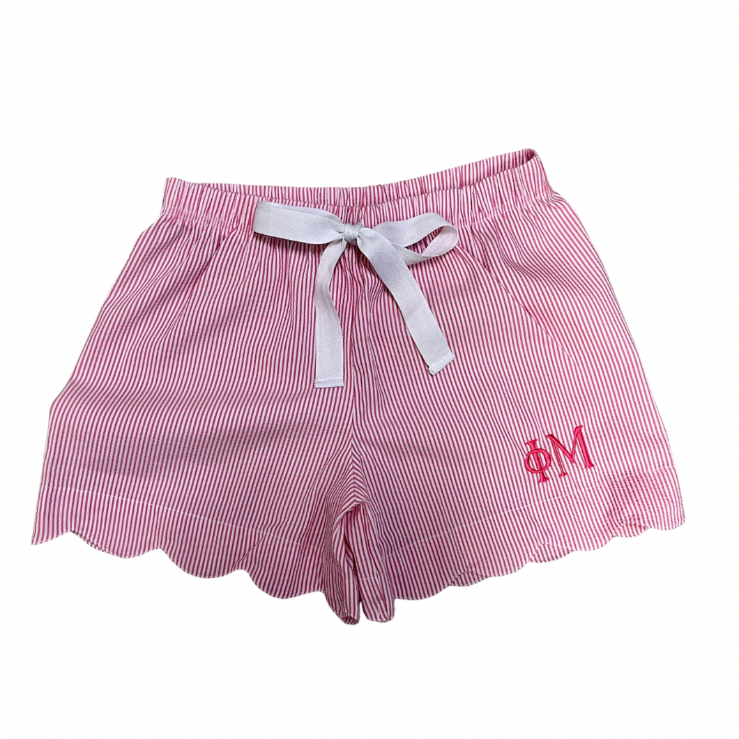 PHI MU SCALLOP BOXERS