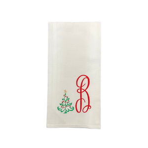 TREE WITH INITIAL TOWEL