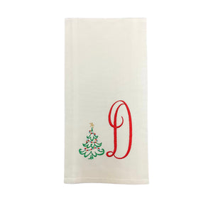 TREE WITH INITIAL TOWEL