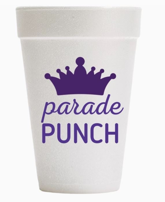 PARADE PUNCH PURPLE STYRO CUPS