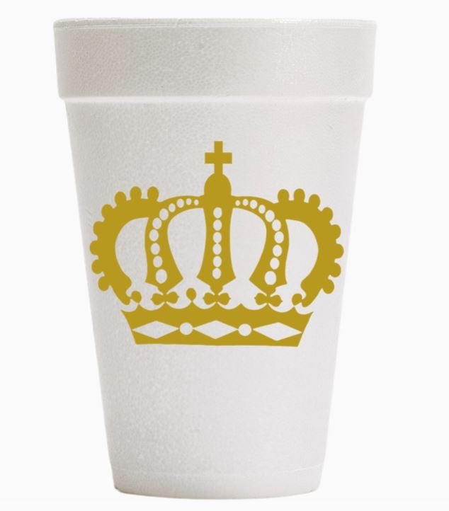 GOLD CROWN STYRO CUPS