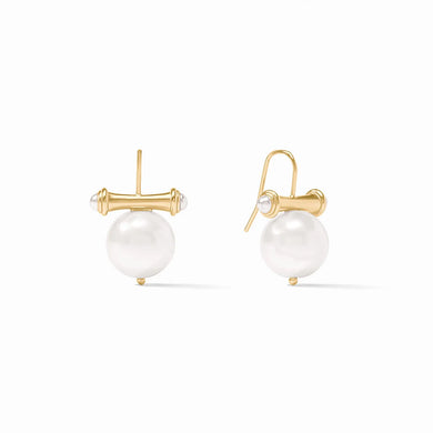 BAMBOO PEARL EARRING