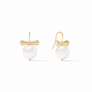 BAMBOO PEARL EARRING