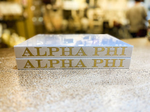 ALPHA PHI BLANK BOOK