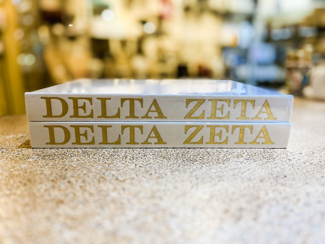 DELTA ZETA BLANK BOOK